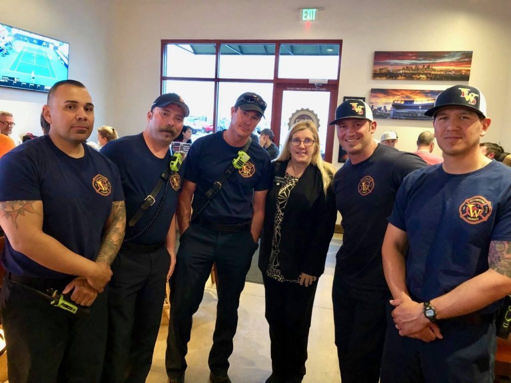 Me with the Westminster Fire Department at a local fundraiser